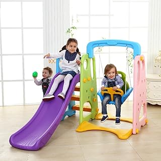 Balançoire toy and 3-in-law rainbow slide with multicolored basketball set for children's activities RBW16358T Meilleur Balançoire toy... Shop with purpose and save with DIAYTAR NIGERIA's extensive platform and nationwide delivery service.