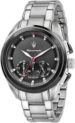 Maserati men's watch, traguardo, metal collection - R8873612015, silver, silver, bracelet.. DIAYTAR NIGERIA: Your affordable shopping destination with thousands of products delivered in days.