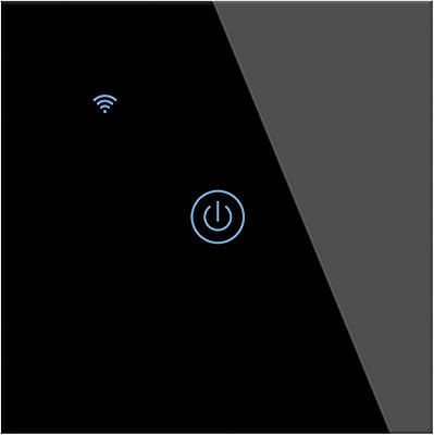 Wireless lighting switch and RF 433 No neutral wire required Alexa Google Home Control (1 black gang).. DIAYTAR NIGERIA delivers happiness in 5-8 days with our affordable and diverse product range.