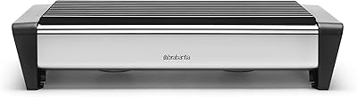 Brabantia 477102 food heater, 2 burners - matt steel with black grid.. Your digital shopping companion, DIAYTAR NIGERIA offers exceptional value with delivery in less than 8 days.