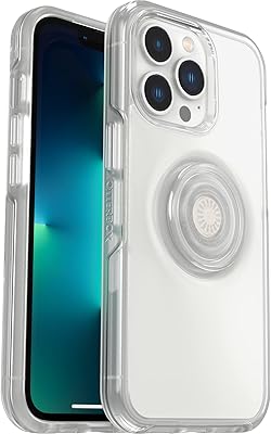 Otterbox protective shell for iPhone 13 pro by Otter+POP, Military design protection shell and screen protection film with POP socket, 3x Gatetest Nash Military Standard, Transparent.. Fast delivery, fair prices, and full variety — only on DIAYTAR Nigeria.