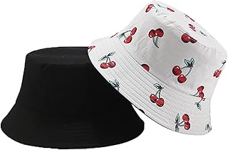 Banana hat Reversible fruit of foldable fisherman (1 packet) (Cherry2.. Quick delivery. Quality products. Great deals. That’s DIAYTAR Nigeria.