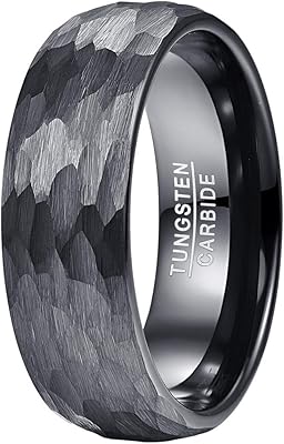 Tungsten carbide rings Polished black black size 4-6-8 mm for men and women.. DIAYTAR NIGERIA revolutionizes online retail with our extensive selection and dependable shipping service.