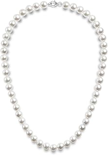 Sterling Silver Silver White Round Pearls | Pearl necklace | jewelry for women, pearl.. Your e-commerce hub for everything — DIAYTAR Nigeria has you covered.
