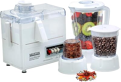 Krypton 4 in 1 multifunction-culinary jackets and food processor, mixer, chopper and crusher with 1.6 l bowl and 2 pulse speeds.. DIAYTAR NIGERIA brings the joy of affordable shopping to your fingertips with delivery in less than 8 days.