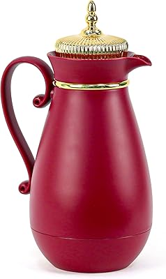 1 liter al Marjan, superb brown color in traditional Arabic design bottles, thermally insulated coffee tealer, 1 liter home kitchen decoration.. DIAYTAR NIGERIA: Where every Nigerian finds affordable products delivered within the week.