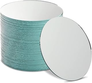 Package of 50 small round mirrors for crafts, 4 -inch tile circles for wall decoration, mosaics, craft projects, home decorations.. Get more for less on DIAYTAR Nigeria — Nigeria’s favorite e-commerce platform.