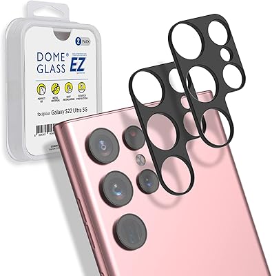 [EZ Camera Dome] Whitstone Galaxy S22 Ultra camera protector [Easy Installation in a single key] - Lot of 2.. Experience the power of choice with DIAYTAR NIGERIA's extensive catalog delivered within the week.