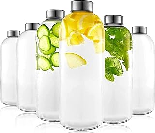 6.1 liter VoIDDROP Pack with waterproof screw cap, use for water, kefir, beer, soda, juice bottle, transparent 1 liter, 6 rooms.. Your e-commerce hub for everything — DIAYTAR Nigeria has you covered.