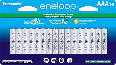 Preloaded rechargeable batteries Panasonic BK-4MCCA16FA AA with 2100 charging cycles, Ni-MH battery cells, pack of 16.. Your trusted marketplace, DIAYTAR NIGERIA offers extensive variety with delivery within 8 days.