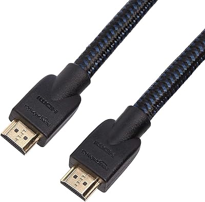 Amazonbasics high speed HDMI cable (18 Gbit/s, 4k/60 Hz) - 15 feet, braided nylon.. Shop everything from A to Z on DIAYTAR Nigeria — delivered nationwide.