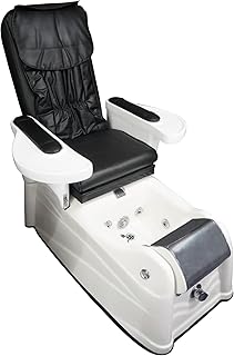 Fully electric professional massage pedicure armchair with basin for feet and adjustable ceramic basin for beauty salon, spa, hair salon - black and white.. DIAYTAR NIGERIA brings the nation's largest product catalog to your doorstep at prices you'll appreciate.