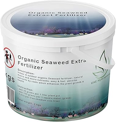 Biological algae extract fertilizer for interior and exterior plants rich in macro and micronutrients in pellets (2 kg).. DIAYTAR NIGERIA: Simplifying access to thousands of products with affordable nationwide shipping.