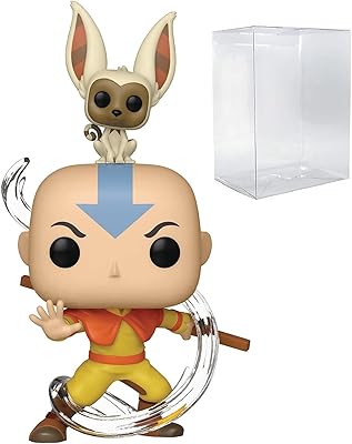 Avatar: The last air master - Aang with Momo Funko Pop! Vinyl figurine (with pop pop protection case).. From kitchen tools to phones — DIAYTAR Nigeria ships it all in a week.