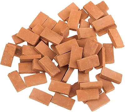HAYUBUN 300 Red wall blocks Red Wall Blocks Model Construction Kit In Brick Figurine In Miniature Brick Landscape Accessories False Brick Brick Model Fairy Garden, 1/16 scale.. Shop like never before with DIAYTAR NIGERIA's comprehensive marketplace and budget-friendly shipping.