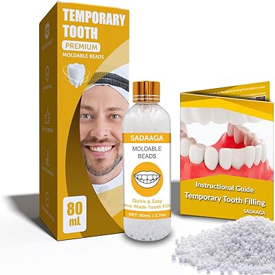 Sadaaga teeth repair kit beads of 80 ml tin granules for replacement.. DIAYTAR NIGERIA connects you with what you need at prices you'll love, delivered within 8 days.