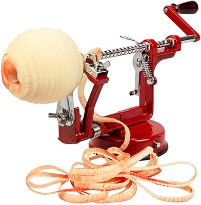 Apple peeler 3 in 1 potato peeling spiralizer slicer -peeler peeler and vegetables steel machine Metal pliers in metal kitchen tools.. DIAYTAR NIGERIA: Where shopping meets satisfaction with affordable prices and prompt delivery services.