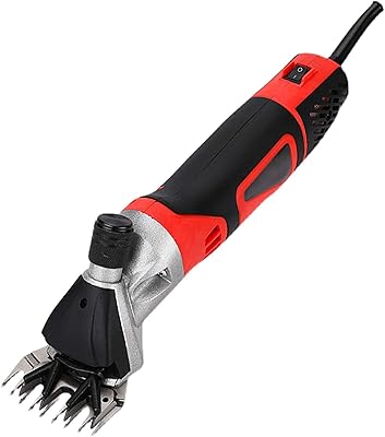 Electric mower for goat cheese, 1200 W, 6 speeds, to shave wool from sheep, goats, cattle and other farm animals, with grooming transport case, 13 straight teeth blade (blade with 13 straight teeth).. Your ultimate shopping destination, DIAYTAR NIGERIA combines extensive selection with affordable shipping.