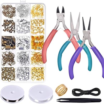 Anezus jewelry repair kit with jewelry pliers, jewelry manufacturing tools, pearl wire and jewelry manufacturing tools for jewelry repair, jewelry and pearling.. From kitchen tools to phones — DIAYTAR Nigeria ships it all in a week.