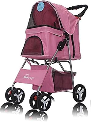 N&V animal stroller, Oxford fabric, high density, steel tube, 4 wheels (pink).. Experience the future of online shopping with DIAYTAR NIGERIA's extensive product range and competitive pricing.
