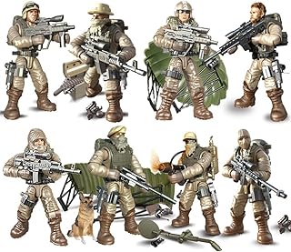 Set of small military construction blocks of the Ulanlan special forces with weapons and accessories, 8 pieces on a 1:36 scale, several mobile articulations, best gift for children of 8 9 10.. Experience the future of online shopping with DIAYTAR NIGERIA's extensive product range and competitive pricing.