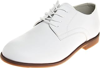 Formal shoes for classic oxford boys with brown and white black lace -ups.. Experience hassle-free shopping with DIAYTAR NIGERIA's user-friendly platform and prompt delivery service.