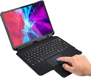 Removable wireless keyboard case with iPad touchpad.. From tech to toiletries, DIAYTAR Nigeria delivers without delay.