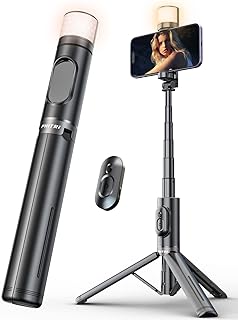 Selfie pole with curved filling light, stable portable portable tripod with wireless remote control for iPhone/Samsung/Google/OnePlus/Sony etc... DIAYTAR NIGERIA stands as your affordable shopping ally with nationwide delivery in just 5-8 days.