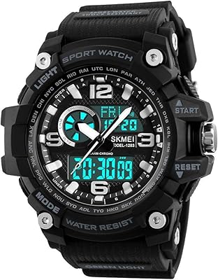 Skmei Digital Sports Watch for men waterproof LED Chronometer screen.. DIAYTAR NIGERIA: Where every shopping need is fulfilled with affordable prices and nationwide shipping.