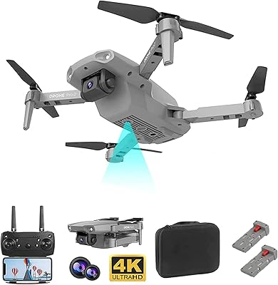 Drone E99 PRO RC Double Camera for Adults, Foldable Drone 4K HD FPV, Quadricopter Helicopter RC for children, 2 batteries, remote control mode, operation at a touch.. Easy checkout, quick delivery — shop now on DIAYTAR Nigeria.