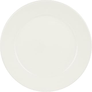 B2B flat plate in porcelain, size 20 cm, ivory color.. Everything you need is just a click away with DIAYTAR Nigeria — shop now and receive your order in days.