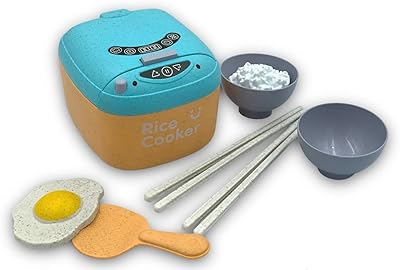 Joodi electric rice cooker toy with rice bowls and baguettes with sound and kitchen light for boys and girls playing kitchen toys, gift.. DIAYTAR NIGERIA combines affordability, variety, and convenience with nationwide delivery services.