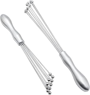 Hitefu 2 pieces in stainless steel ball, egg whisk in 10 inch and 12 inch, manual egg mixer for cooking sauces with cream, stirring while stirring.. Why wait? Get your order in 5–8 days with DIAYTAR Nigeria.