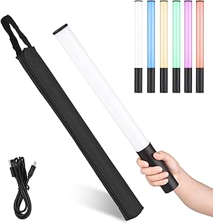 Eacam RGB Light Wand Stick Handheld Photography Light Video 2500k-9900K 12lvs Variable brightness 7 types of Lighting Effects Magnetic absorption for studio photography, party, live streaming, selfie.. DIAYTAR NIGERIA brings the market to your fingertips with affordable prices and prompt delivery service.