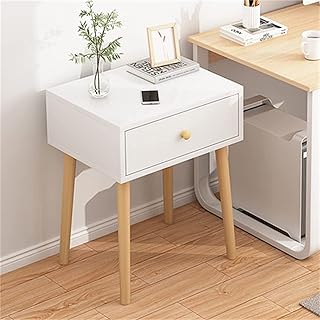 Modern bedside table Platto in the middle of the century, modern style coffee table in the middle of the century, white coffee table for living room and bedroom (square).. Shop confidently on DIAYTAR Nigeria — everything you need, delivered quickly.