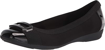 Flat ballerinas Anne Klein Uplift for Women, Size 2, Black.. DIAYTAR NIGERIA makes every purchase count with our affordable prices and reliable 5-8 day shipping.