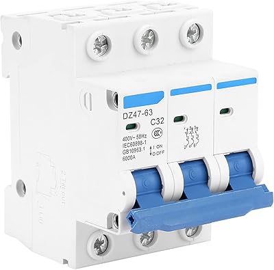Circuit breaker DZ47-63 3p 32a 400V residual current leak for textiles.. Discover endless shopping possibilities at DIAYTAR NIGERIA, with budget-friendly prices and reliable delivery.