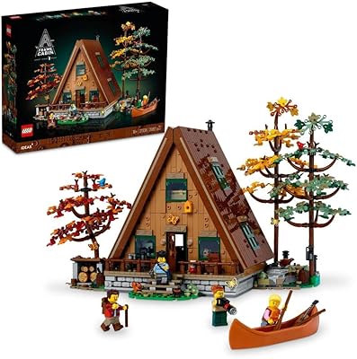LEGO® IDEAS 21338 CABIN BUILDING KIT A for adults (2,082 pieces).. Discover the perfect balance of selection and value with DIAYTAR NIGERIA's nationwide delivery service.