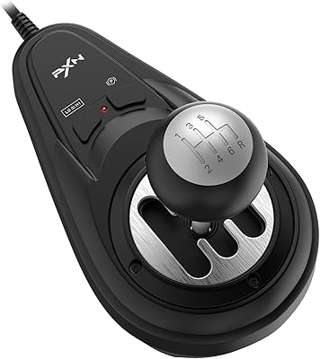 PXN A7 gear lever for PC, 6 -speed speed change compatible with V9/V10, Thrustmaster T128/T248/T150/T300 for PS5, PS4, Xbox One, Xbox Series X | S.. DIAYTAR NIGERIA: Your partner in affordable online retail with reliable shipping across Nigeria.
