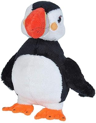 Wild Republic Atlantic Puffin Sweet Puff, Children's Gifts, Marine Creatures, 20 cm, Black and White.. Your ultimate shopping destination, DIAYTAR NIGERIA combines extensive selection with affordable shipping.
