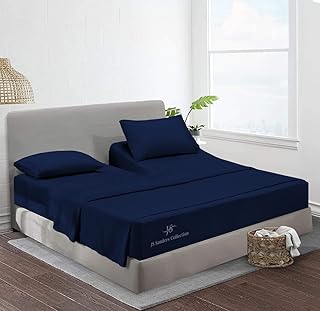 Sets of very split sheets for adjustable bed - Set of half -fended sheets for adjustable beds - very split sheets in 32 "down with deep pocket of 15" - 400 wires with a 100 % cotton square, navy blue.. DIAYTAR NIGERIA delivers value, variety, and convenience with our nationwide 5-8 day shipping.