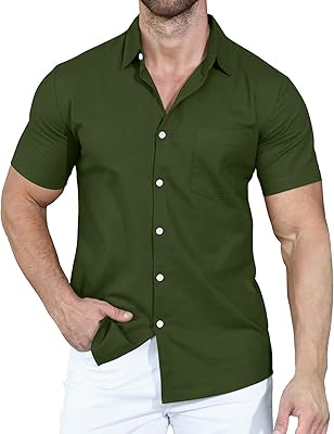 Honbolo summer shirt for men, short cut with short sleeves, buttoned lapel shirt with buttoned collar and loose cut, designed for summer clothes, breathable fabric, evacuating moisture and light.. Don’t wait weeks for international shipping. DIAYTAR Nigeria offers local delivery within 5 to 8 days, so you get your items when you actually need them.