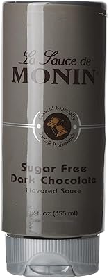 Dark chocolate sauce without sugar monin gourmet, 354 ml flexible bottle.. DIAYTAR NIGERIA combines affordability, variety, and convenience with nationwide delivery services.
