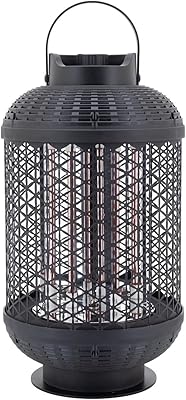 Halo outdoor outdoor electric heating, garden and terrace heating, high -end safety switch, water and dust resistance index IP54, oscillating heat settings with rotary distribution - black.. You choose it, we deliver it — DIAYTAR Nigeria makes shopping easy.