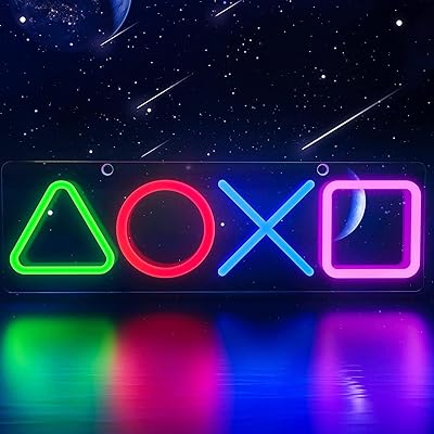 FC22 Light panels with play neon for bedroom wall decoration, light of game decoration icons, LED neon panel powered by USB for games room, living room, man cave, boys, adolescents, decoration accessories.. Order today, receive in days — DIAYTAR Nigeria makes it possible.
