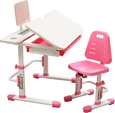 Bureau and chair set for children Improved Cayong Study table easy to settle with inclined.. DIAYTAR NIGERIA provides endless shopping possibilities with affordable prices and prompt delivery service.