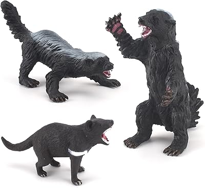Set of 3 wild badger dolls Collection of children's figurines.. Affordable luxury and fast service — only on DIAYTAR Nigeria.