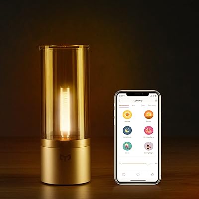 Rechargeable intelligent LED candle Ye Light YLFW01YL with control rotation by bluetooth and night light application, 1800K.. DIAYTAR NIGERIA: Where every Nigerian finds what they need at prices they can afford, delivered promptly.