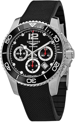 Hydroconquest automatic chronograph watch for men, black dial, l3.883.4.56.9, bracelet.. Shop from thousands of products at DIAYTAR NIGERIA and enjoy budget-friendly nationwide delivery.