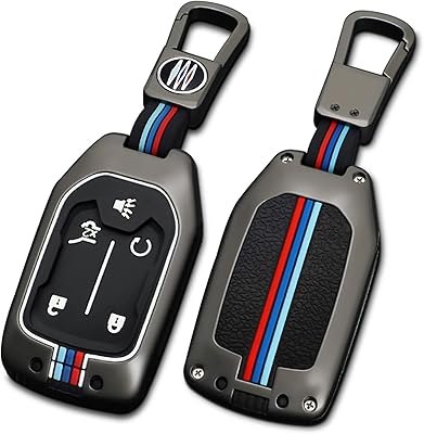 Kozla GMC key cover with keychain with metal structure, metallic gray, universal.. DIAYTAR NIGERIA: Where shopping meets satisfaction with affordable prices and reliable 5-8 day shipping.